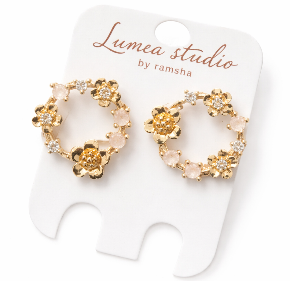 Gold Blossom Wreaths