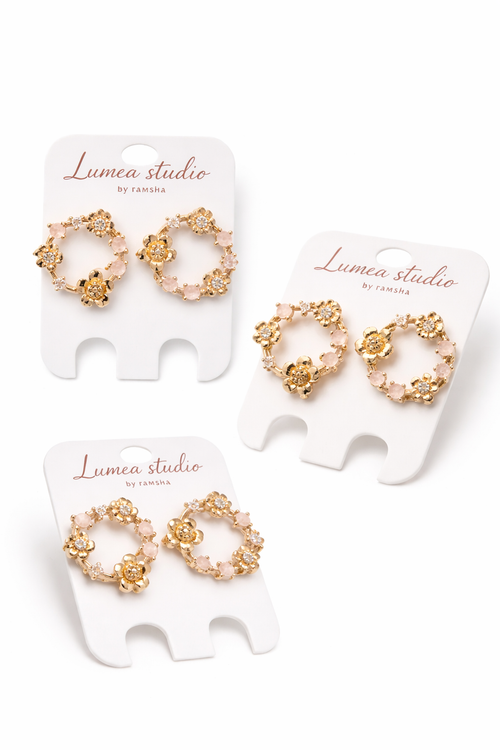 Gold Blossom Wreaths