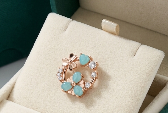 Azure Blossom Studs
