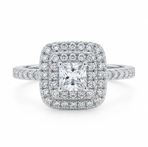 Princess Pavé Ring