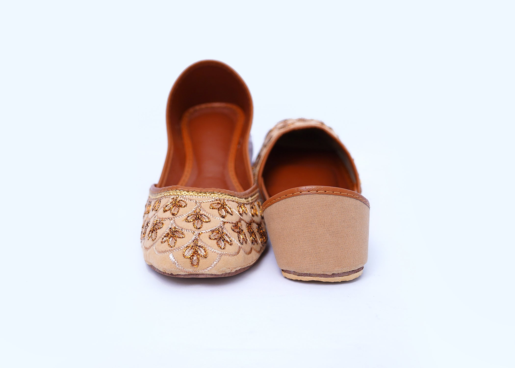 Golden Petal Khussa