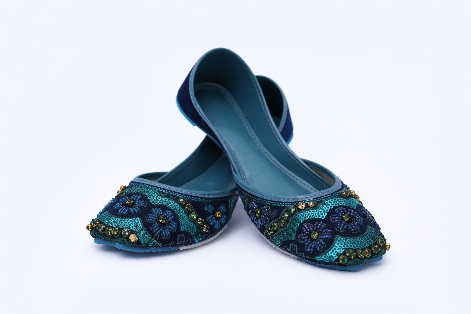 Oceanic Teal Beadwork