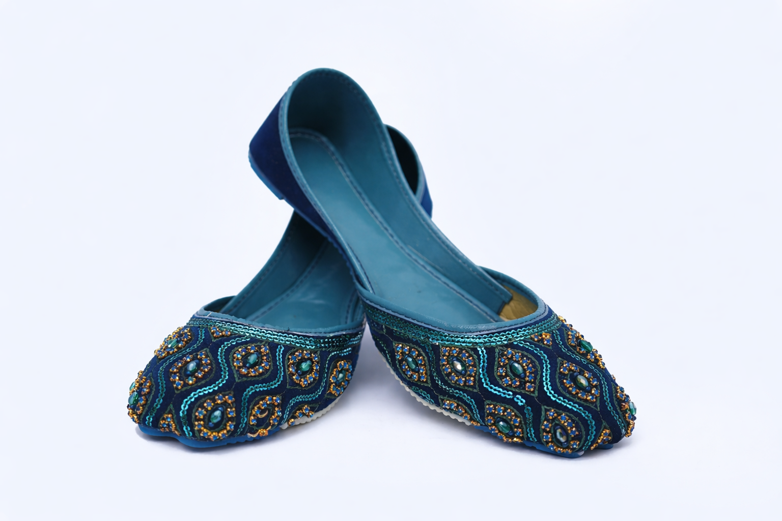 Royal Peacock Sequined