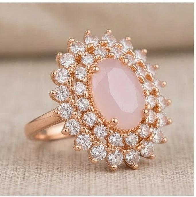 Rose Quartz Halo