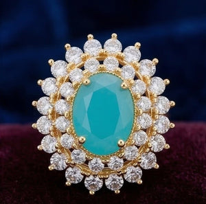 Turquoise Empress Ring