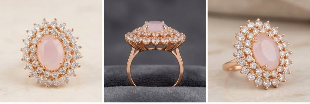 Rose Quartz Halo
