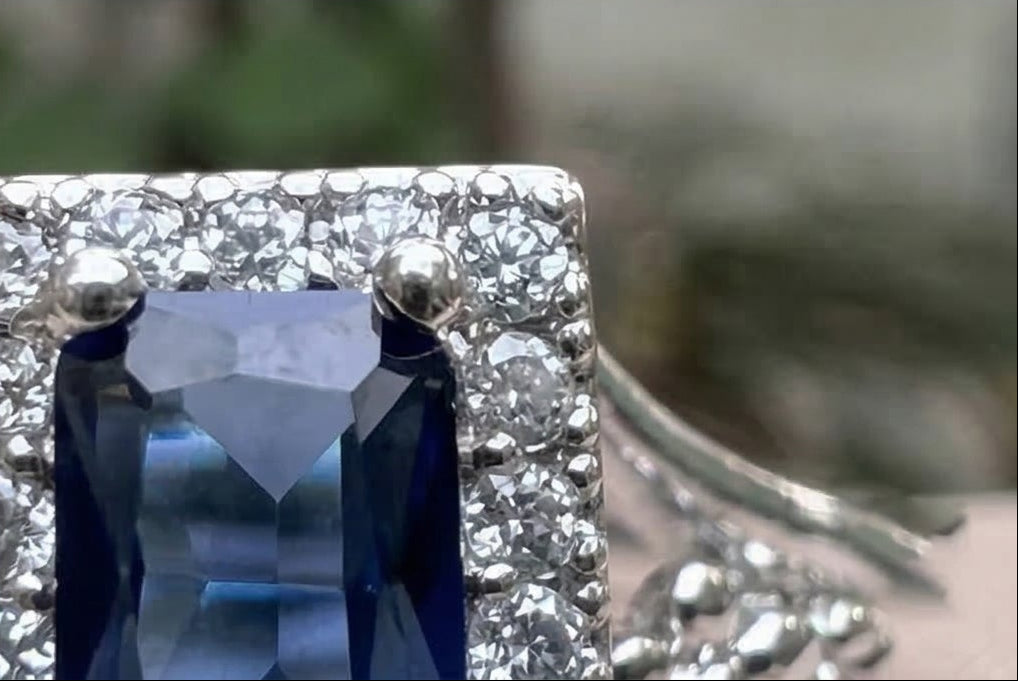 Sapphire Bypass Ring