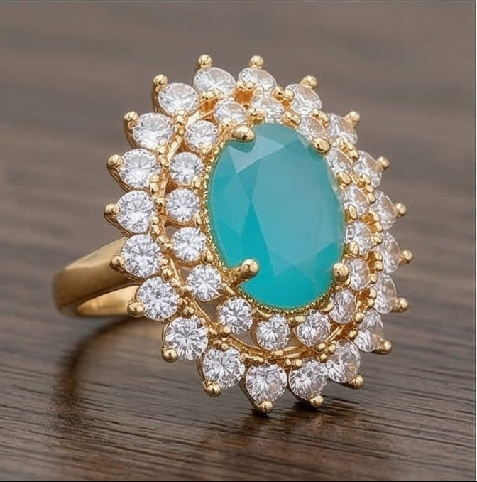 Turquoise Empress Ring
