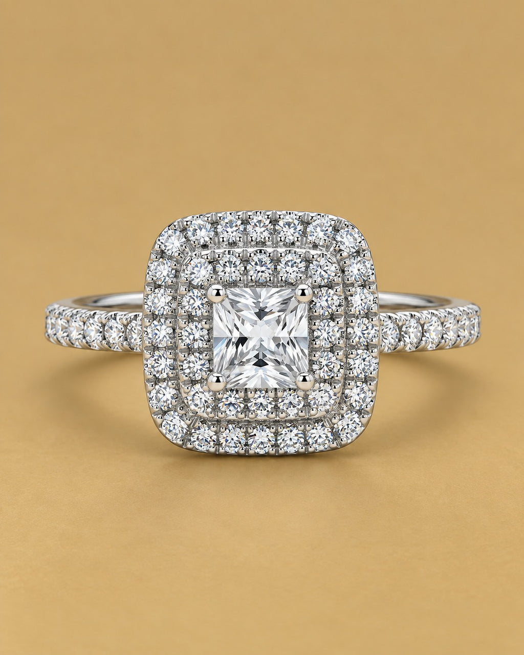 Princess Pavé Ring