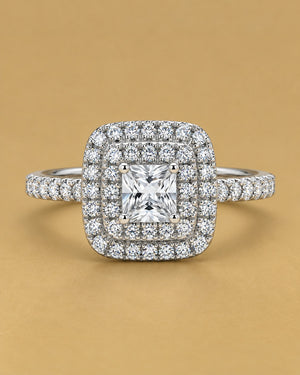 Princess Pavé Ring