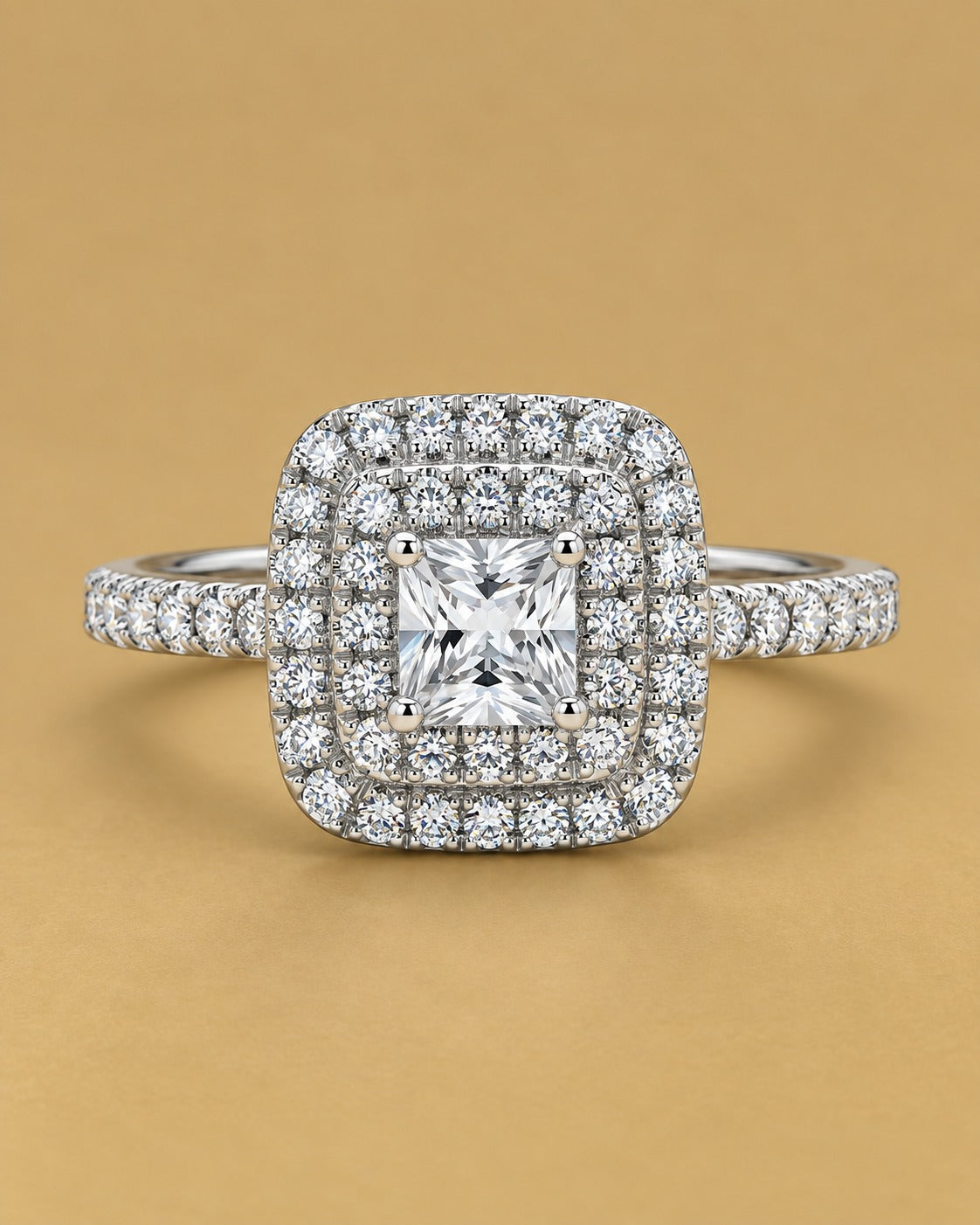 Princess Pavé Ring