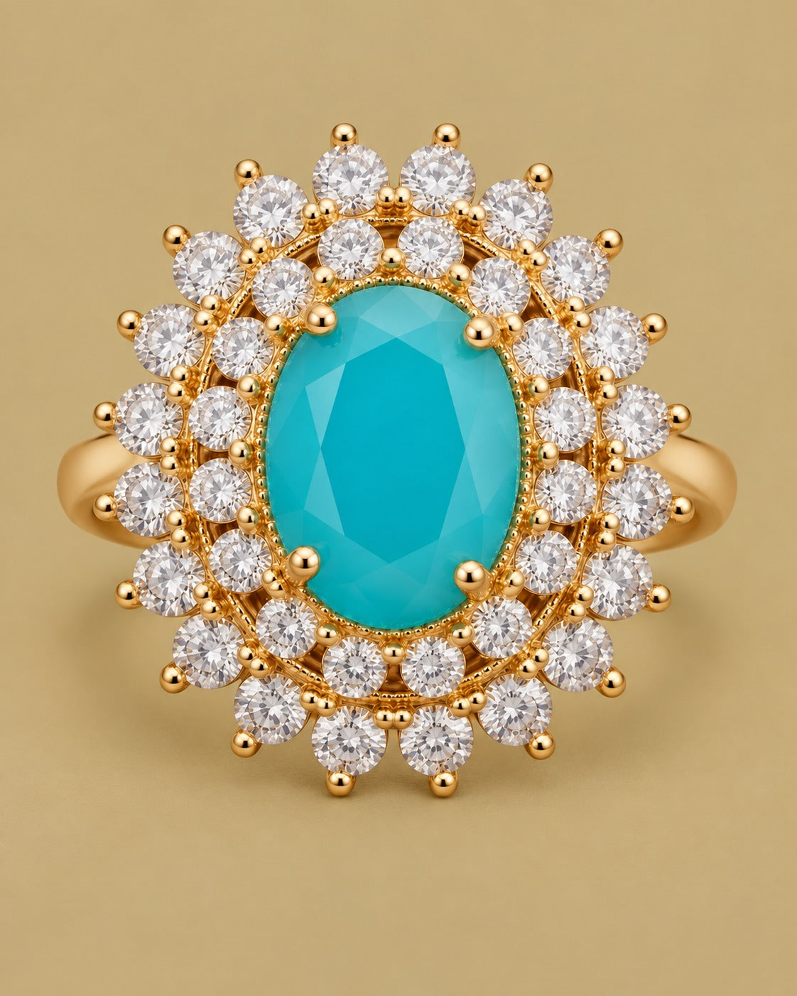 Turquoise Empress Ring