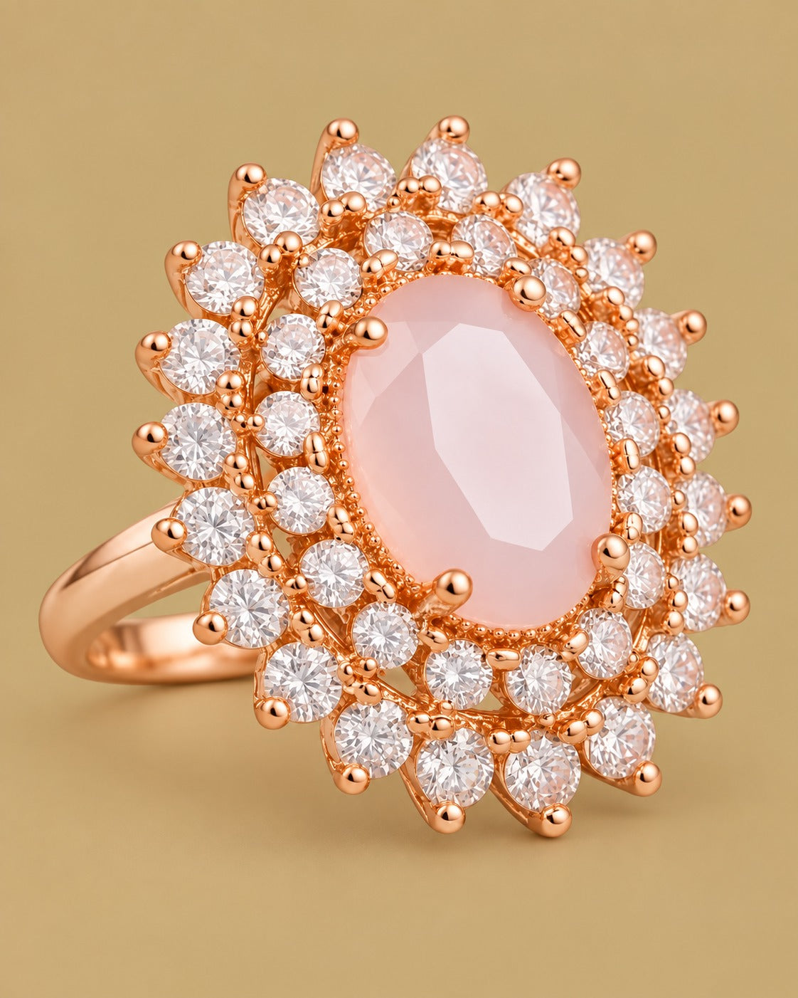 Rose Quartz Halo