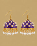 Purple Royal Jhumkas