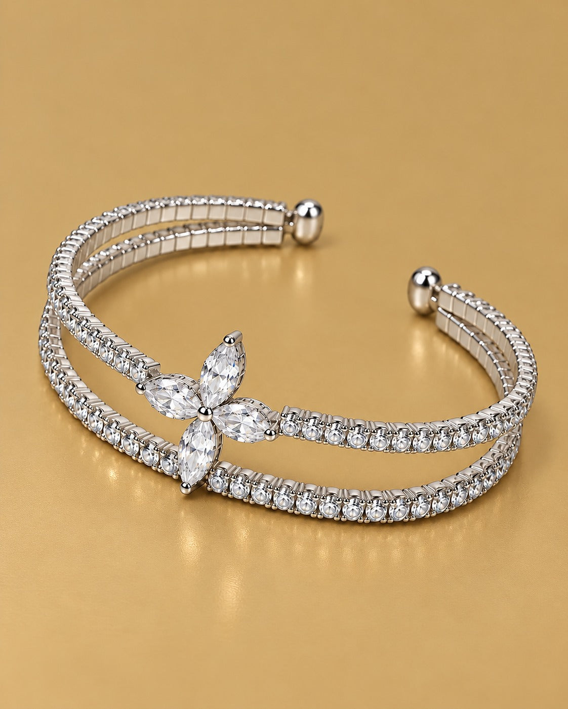 Silver Double Band