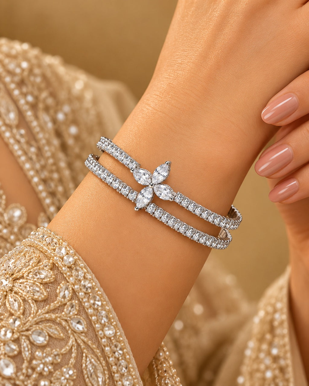 Silver Double Band