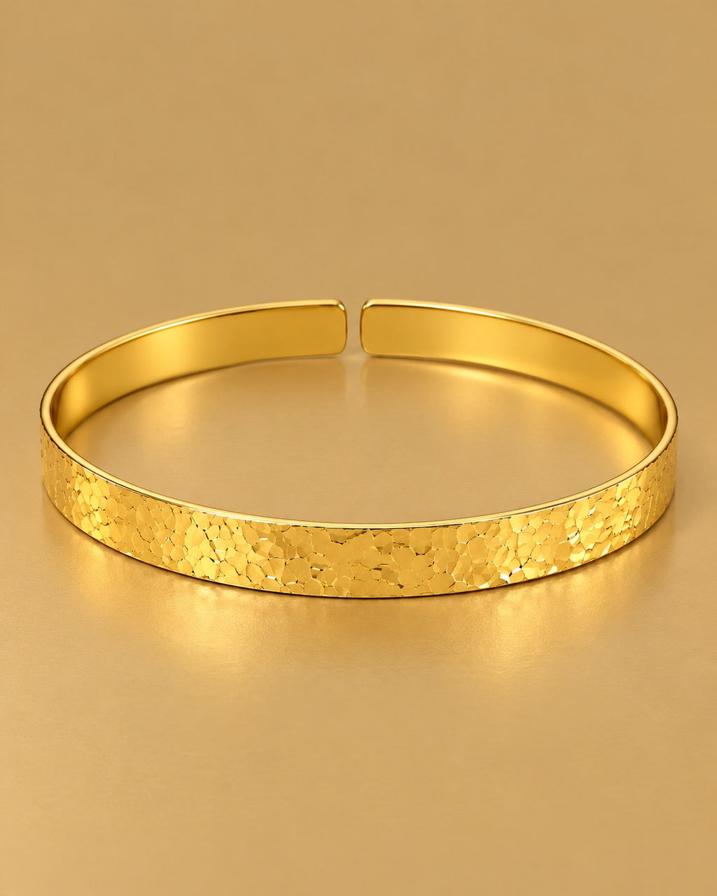 Golden Textured Bangle
