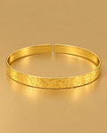 Golden Textured Bangle