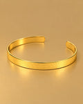 Textured Gold Bangle