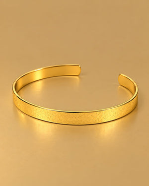 Textured Gold Bangle