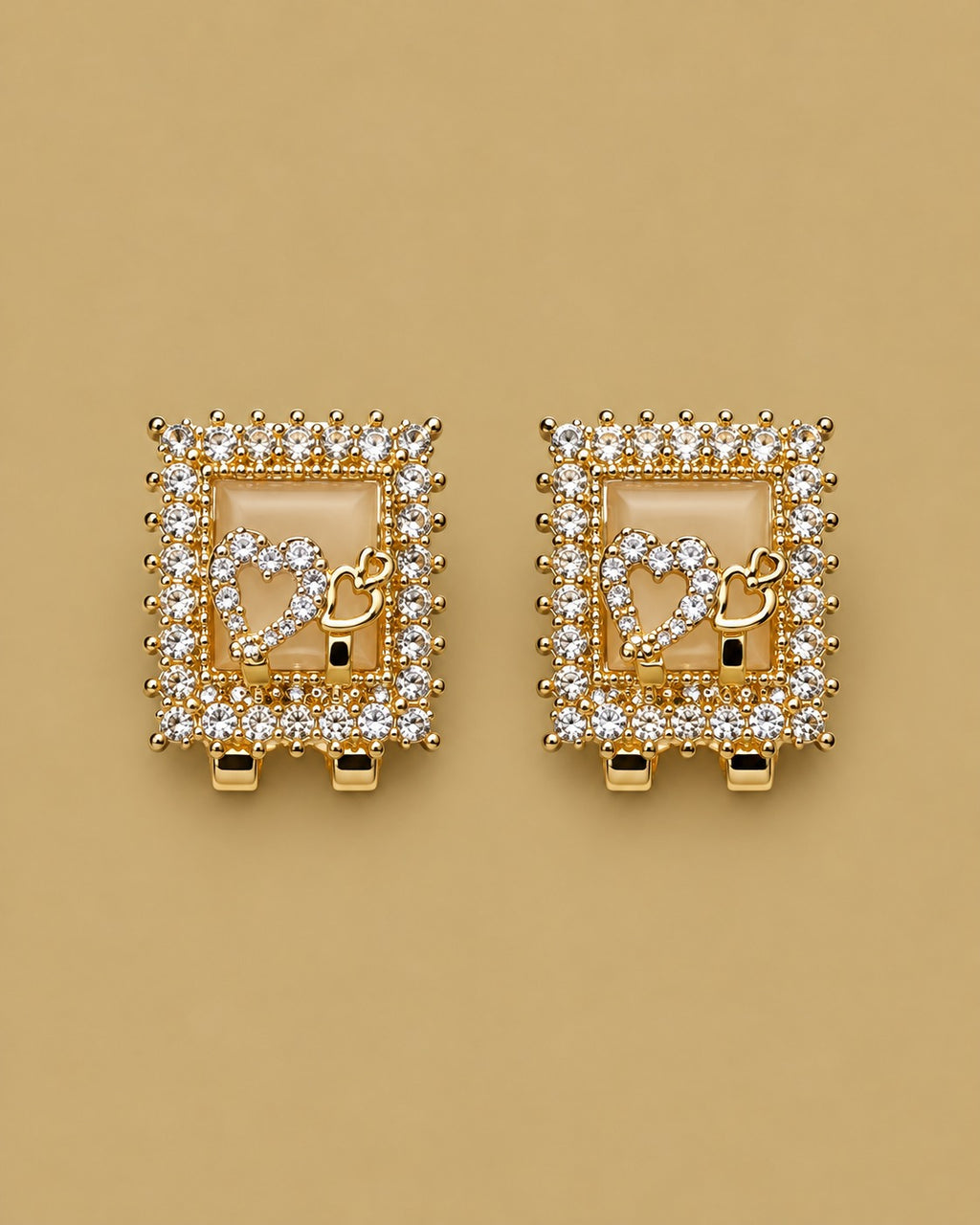 Heart Charm Earrings