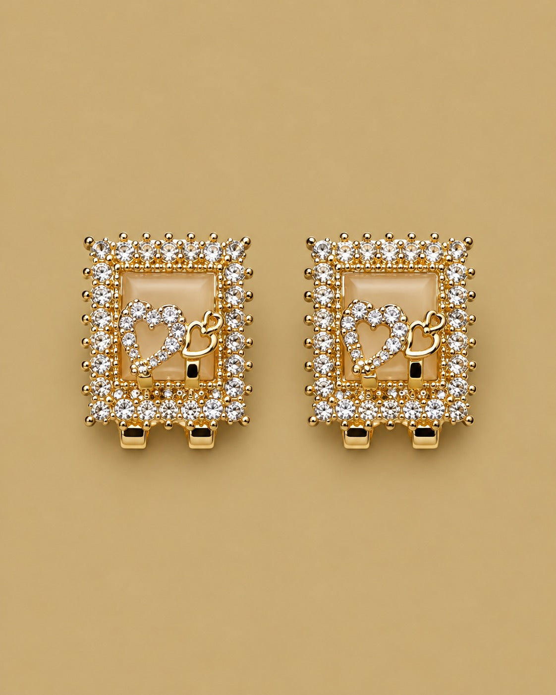 Heart Charm Earrings