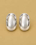 Sculpted Oval Studs