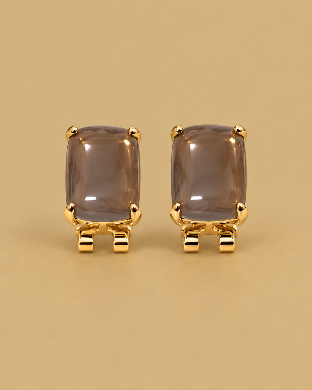 Smoky Taupe Studs