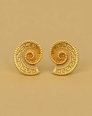 Spiral Statement Studs