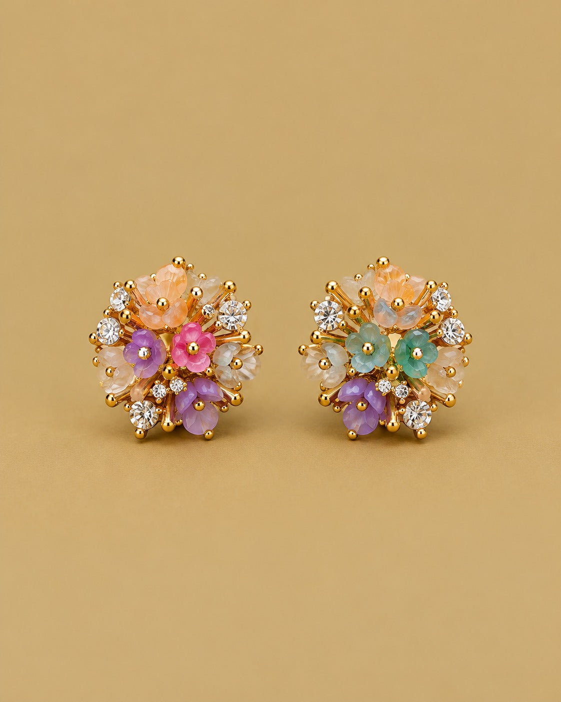 Pastel Floral Studs