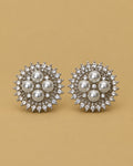 Silver Pearl Studs