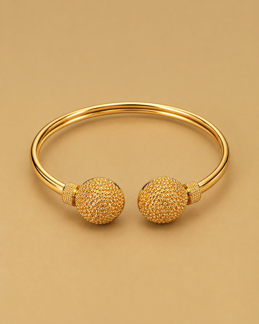 Orb Open Cuff Bangle