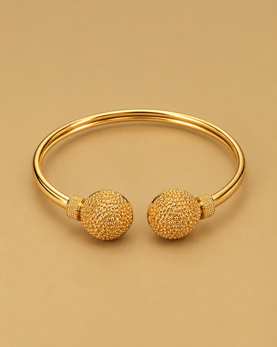 Orb Open Cuff Bangle