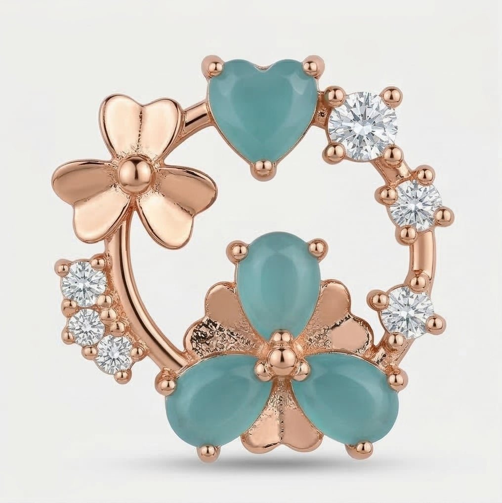 Azure Blossom Studs