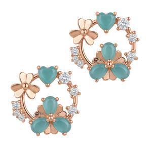 Azure Blossom Studs