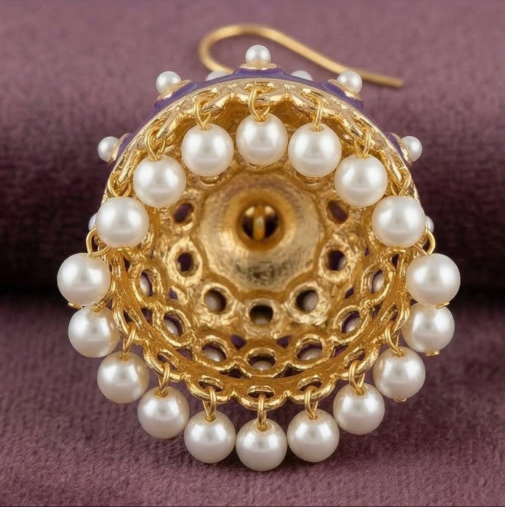 Purple Royal Jhumkas