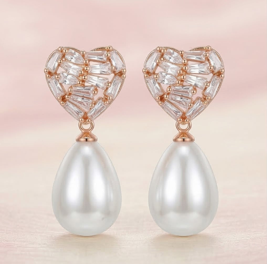 Pearl Heart Drops